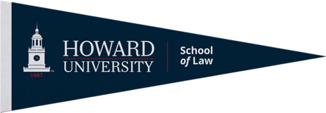 Howard University 5 x 15 Law School Pennant