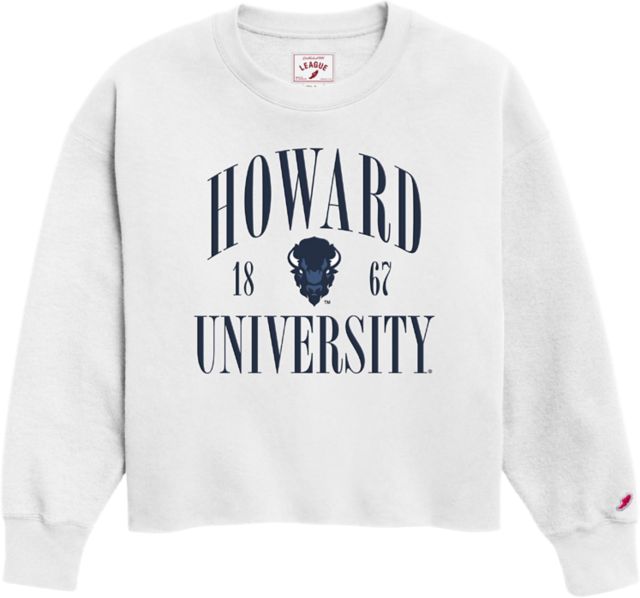 Howard University Bison Women's Oversized Crewneck Sweatshirt