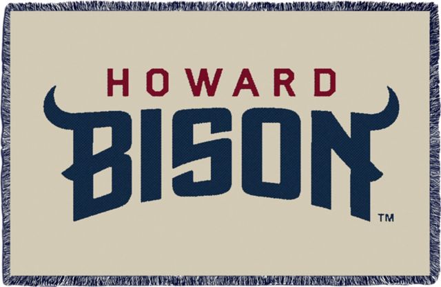 Howard University Afghan Blanket