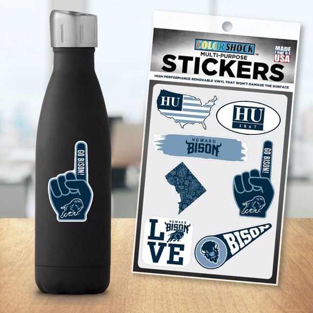 Howard University 7.5'' x 7.5'' Sticker Sheet