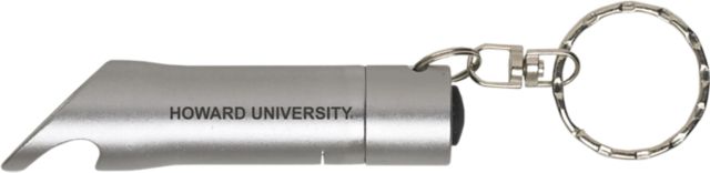 Howard University Keychain with Bottle Opener Flashlite