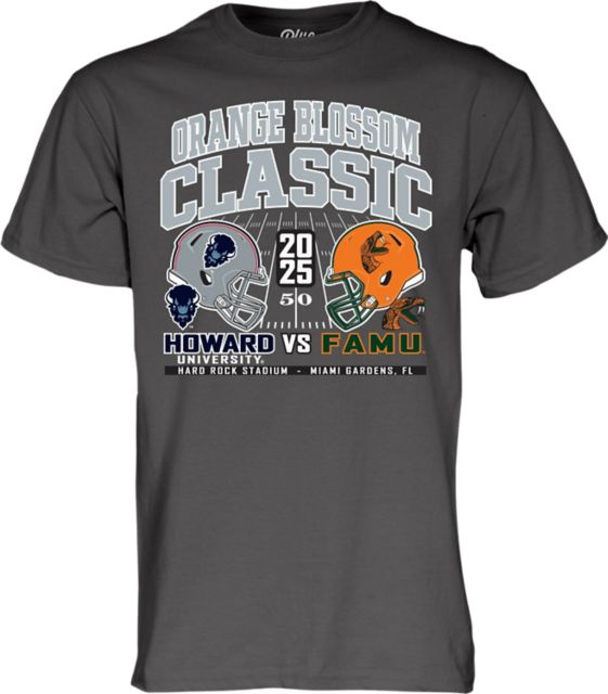 Howard University Football Orange Blossom Classic Gameday Short Sleeve T-Shirt