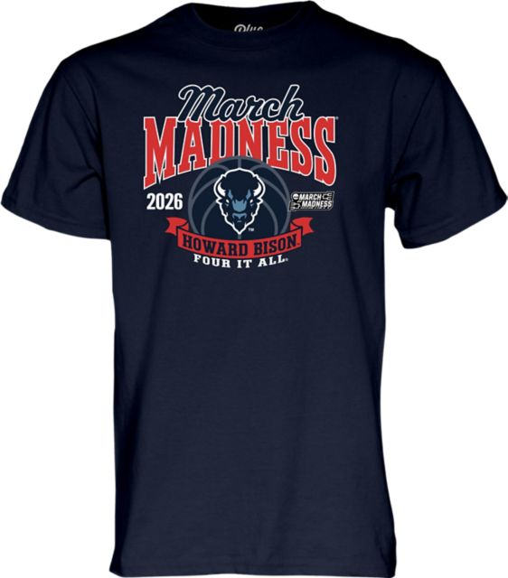 Howard University Women's Basketball 2026 March Madness Bound Short Sleeve T-Shirt