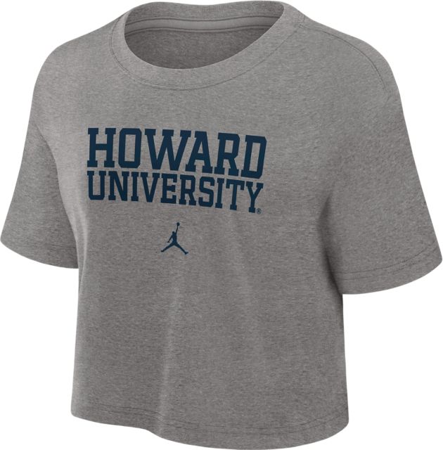 Howard University Women's Dri-Fit Cropped Short Sleeve T-Shirt