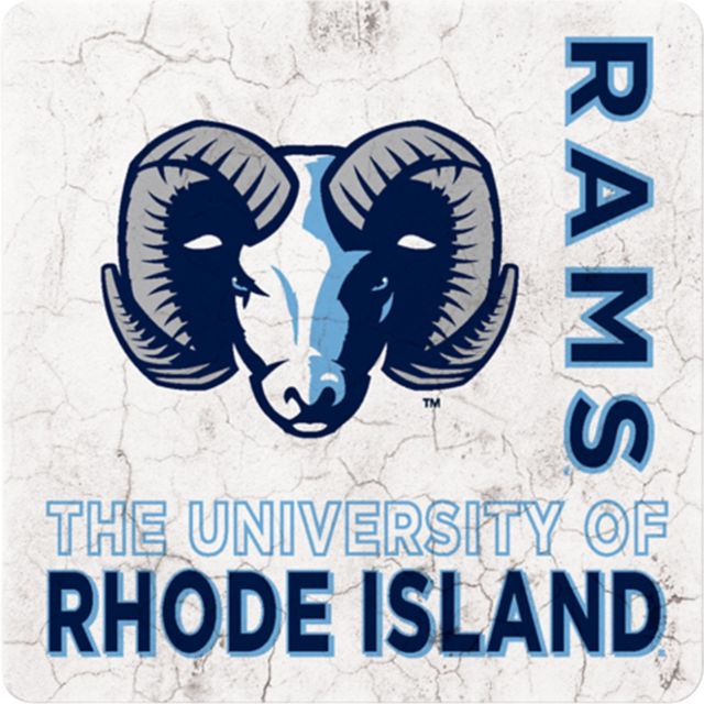 University of Rhode Island Rams 4x4 Coaster