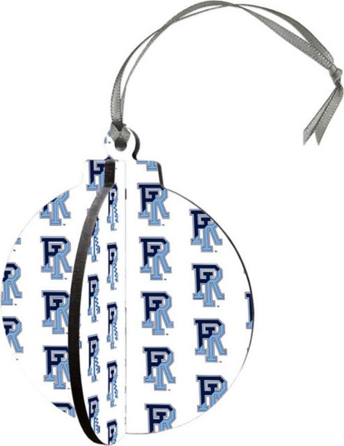 University of Rhode Island 3D Round Ornament