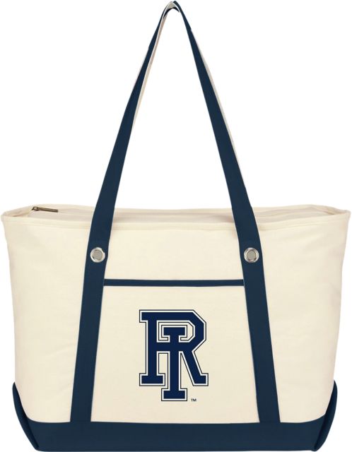 University of Rhode Island Canvas Zippered Tote Bag