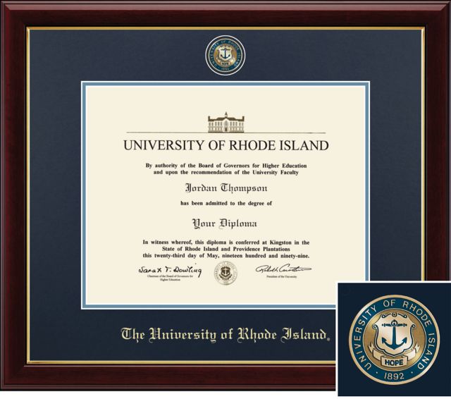 University of Rhode Island 11" x 14" Diploma Frame
