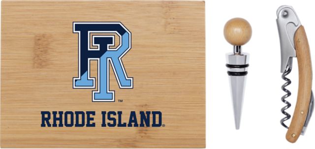 University of Rhode Island Bamboo Wine Tool Set