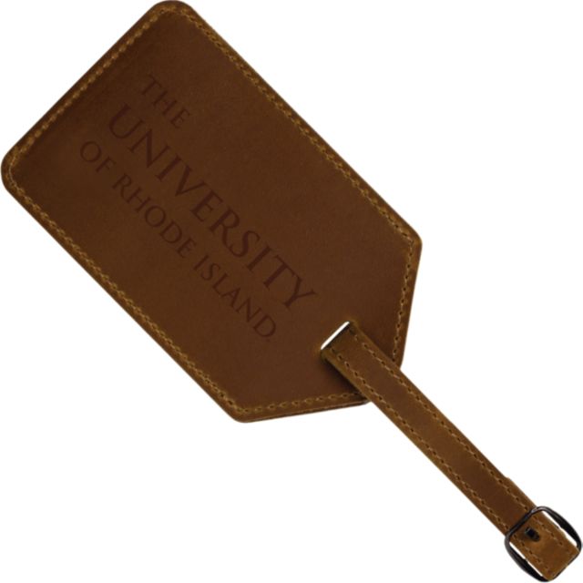 University of Rhode Island Leather Luggage Tag