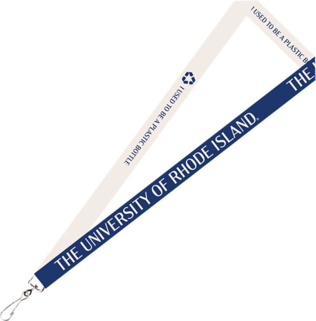 University of Rhode Island Recycled Lanyard