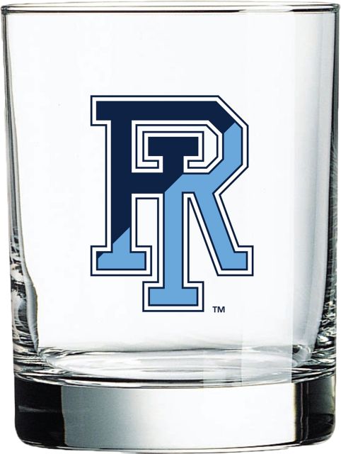 University of Rhode Island 14 oz. Double Old Fashioned Glass