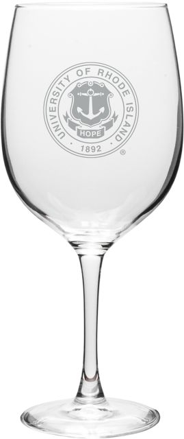 University of Rhode Island 19 oz. Wineglass