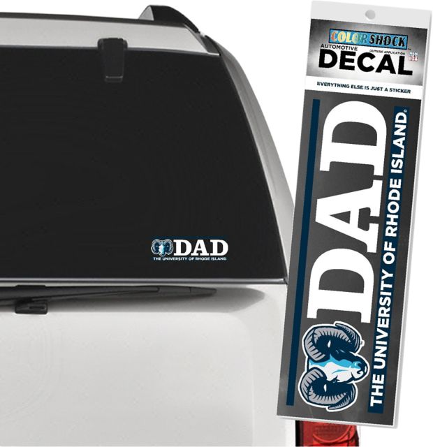 University of Rhode Island Rams Dad Decal