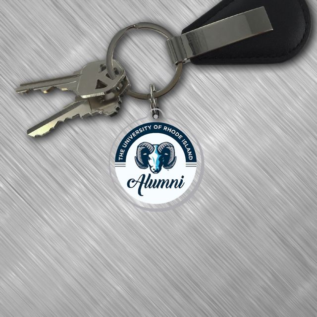 University of Rhode Island Rams Laser Cut Keytag