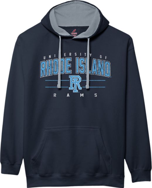 University of Rhode Island Rams Colorblock Hooded Sweatshirt