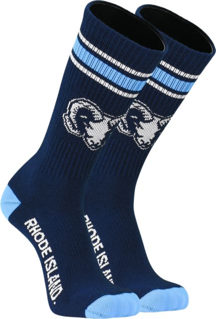 University of Rhode Island Rams Crew Socks