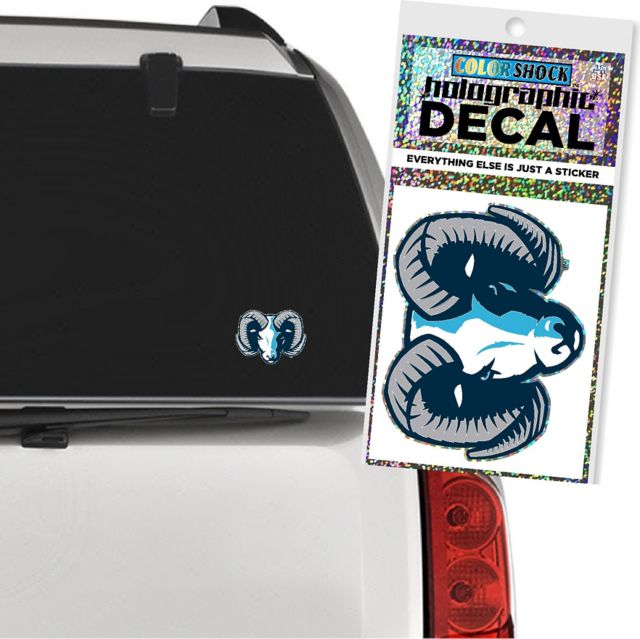 University of Rhode Island Rams Hologram Decal