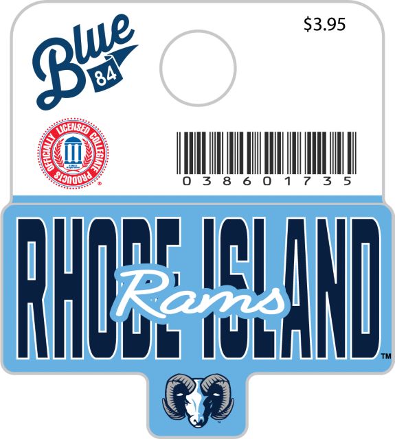University of Rhode Island Rams Mini Sticker