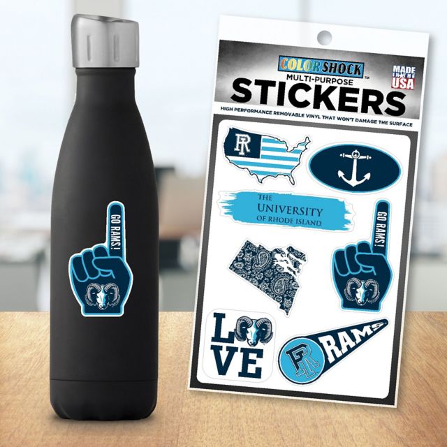 University of Rhode Island 7.5'' x 7.5'' Sticker Sheet