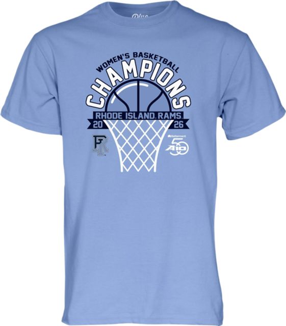 University of Rhode Island Women's Basketball 2026 Atlantic 10 Tournament Champions Short Sleeve T-Shirt