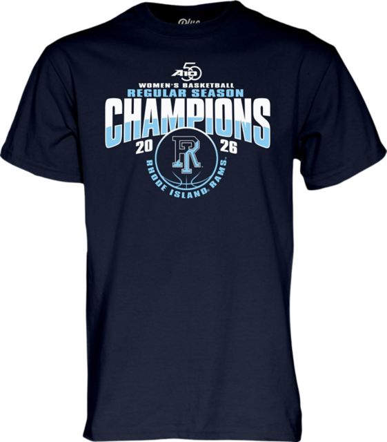 University of Rhode Island Women's Basketball A10 Regular Season Champions Short Sleeve T-Shirt