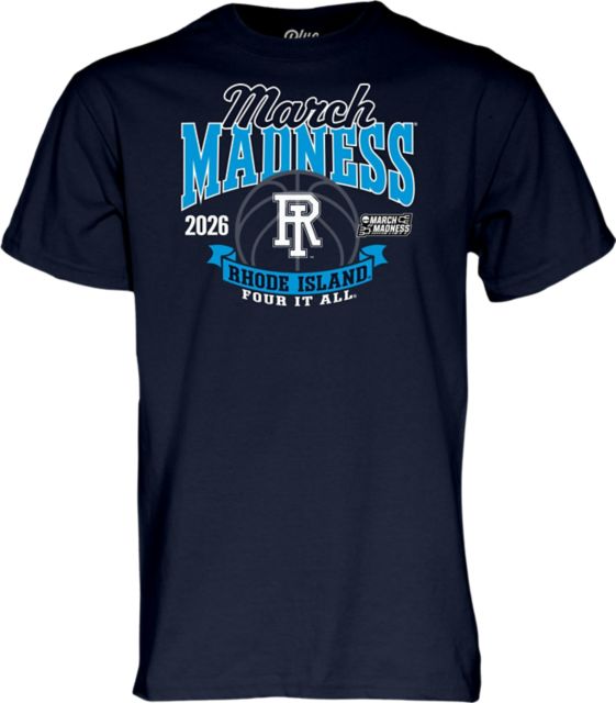 University of Rhode Island Women's Basketball 2026 March Madness Bound Short Sleeve T-Shirt