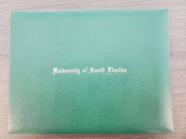 USF Masters and Doctoral Diploma Cover