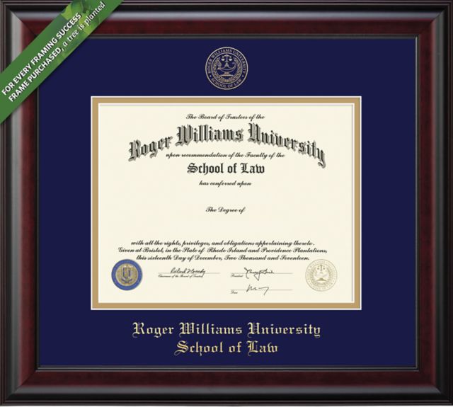 Roger Williams University 14'' x 17'' Classic Diploma Frame