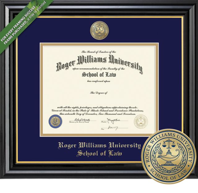 Framing Success Coronado 14 x 17 Law Diploma with Medallion and Double mat - ONLINE ONLY