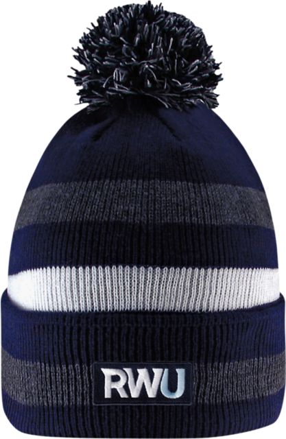 Roger Williams University Cuff Pom Knit Hat