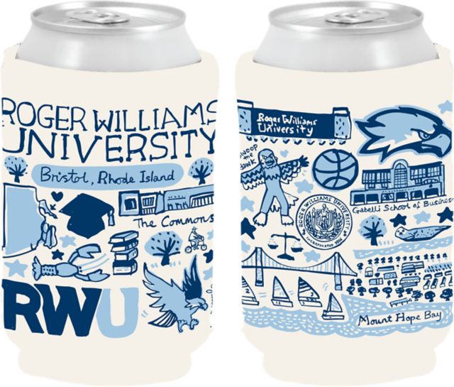 Roger Williams University Julia Gash Can Coozie
