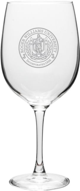 Roger Williams University 19 oz. Wineglass