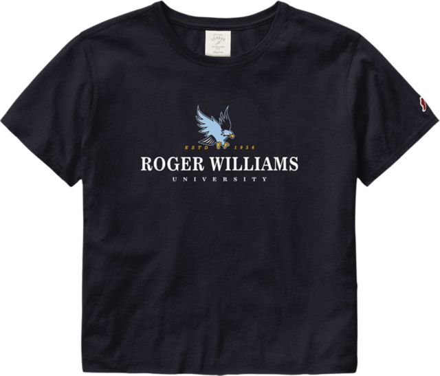 Roger Williams University Hawks Women's Crop Short Sleeve T-Shirt