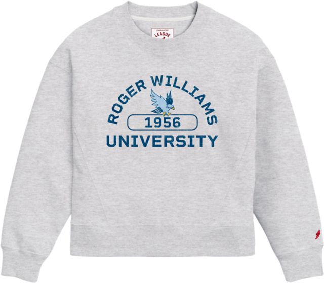 Roger Williams University Hawks Women's Boxy Crewneck Sweatshirt