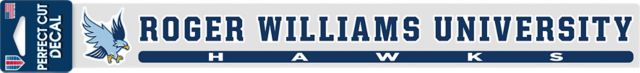 Roger Williams University 2'' x 17'' Perfect Cut Decal