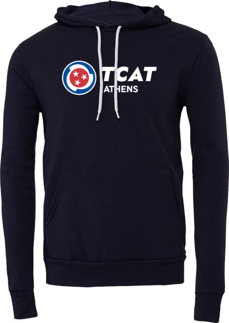 TCAT Athens Bella + Canvas Fleece Hood  Primary Logo - ONLINE ONLY