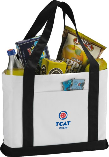 TCAT Athens Contender Canvas Tote  Stacked Logo - ONLINE ONLY