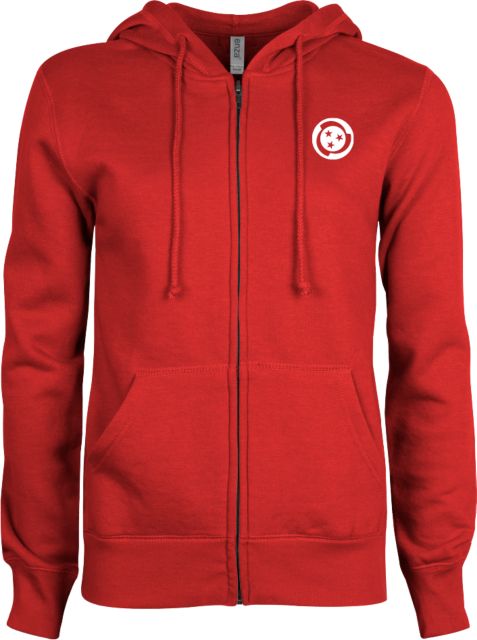 TCAT Athens ENZA Women's Fleece Full Zip Hoodie TCAT Tristar Icon - ONLINE ONLY