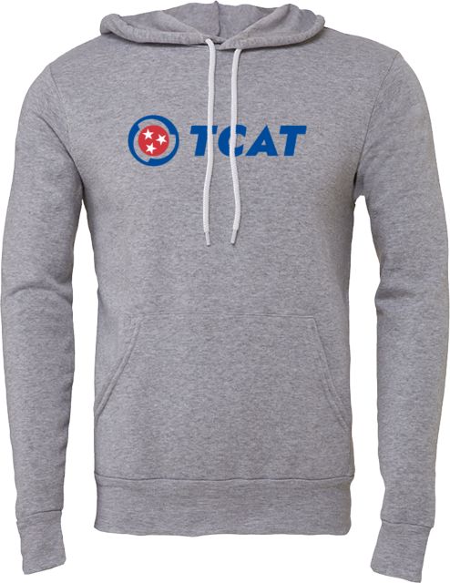 TCAT Athens Bella + Canvas Fleece Hood TCAT Primary Logo - ONLINE ONLY
