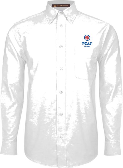 TCAT Athens Oxford Long Sleeve Shirt Stacked Logo - ONLINE ONLY