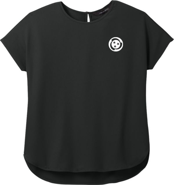 TCAT Athens Mercer + Mettle Women's Stretch Crepe Crew TCAT Tristar Icon - ONLINE ONLY