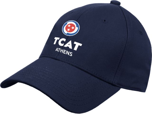 TCAT Athens Structured Adjustable Pro Style Hat  Stacked Logo - ONLINE ONLY