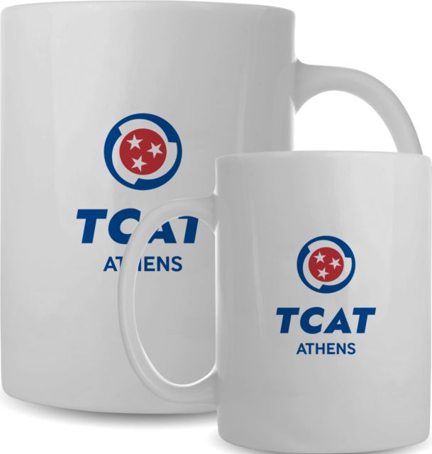 TCAT Athens Full Color Mug 15oz  Primary Stacked - ONLINE ONLY