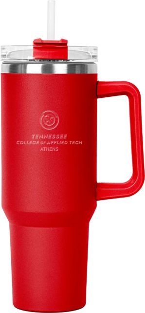 TCAT Athens Hippo Mug & Straw Lid with Twist Closure 40 oz  Secondary Stacked Engraved - ONLINE ONLY