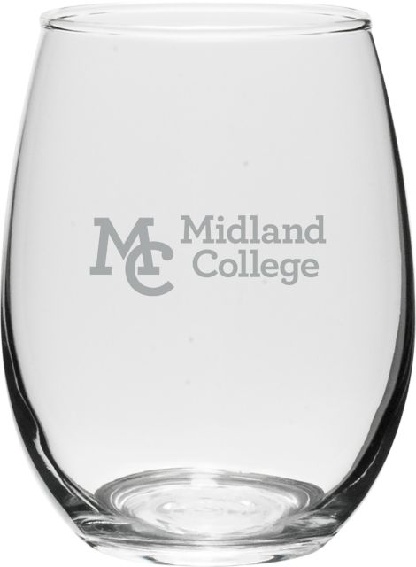 Midland College 15 oz. Wine Glass