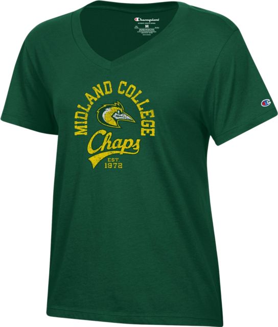 Midland College Chaparral Women's V-Neck Short Sleeve T-Shirt