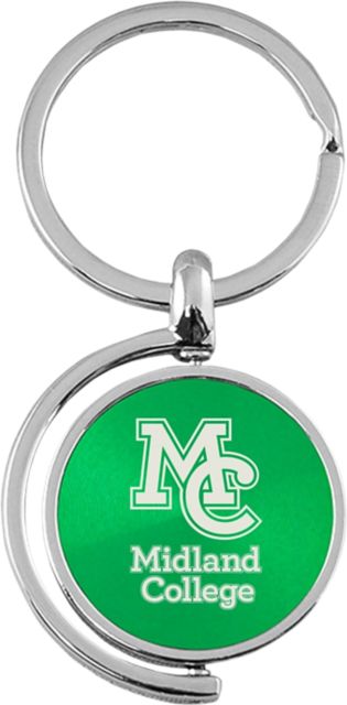 Midland College Spinner Key Tag