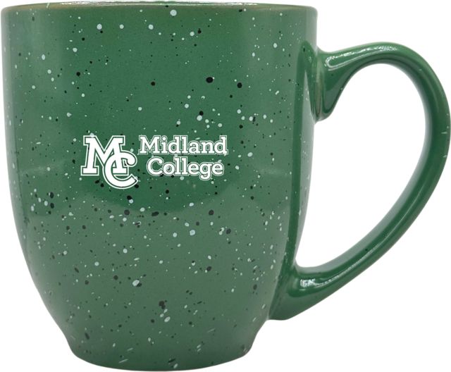 Midland College 16 oz. Laser Engraved Bistro Mug