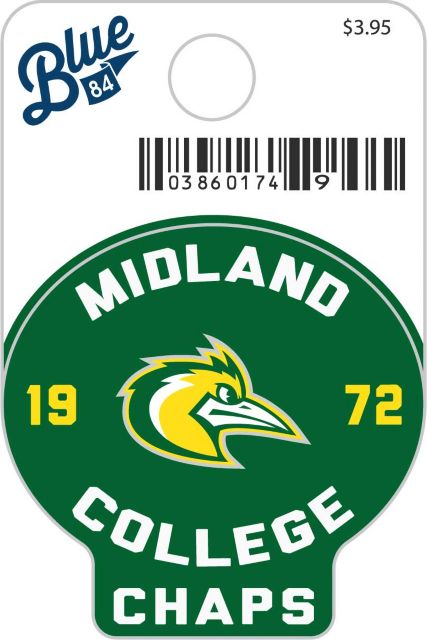 Midland College Chaparral Mini Sticker